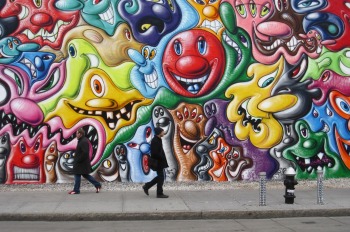 Mural West Houston..by Kenny Scharf